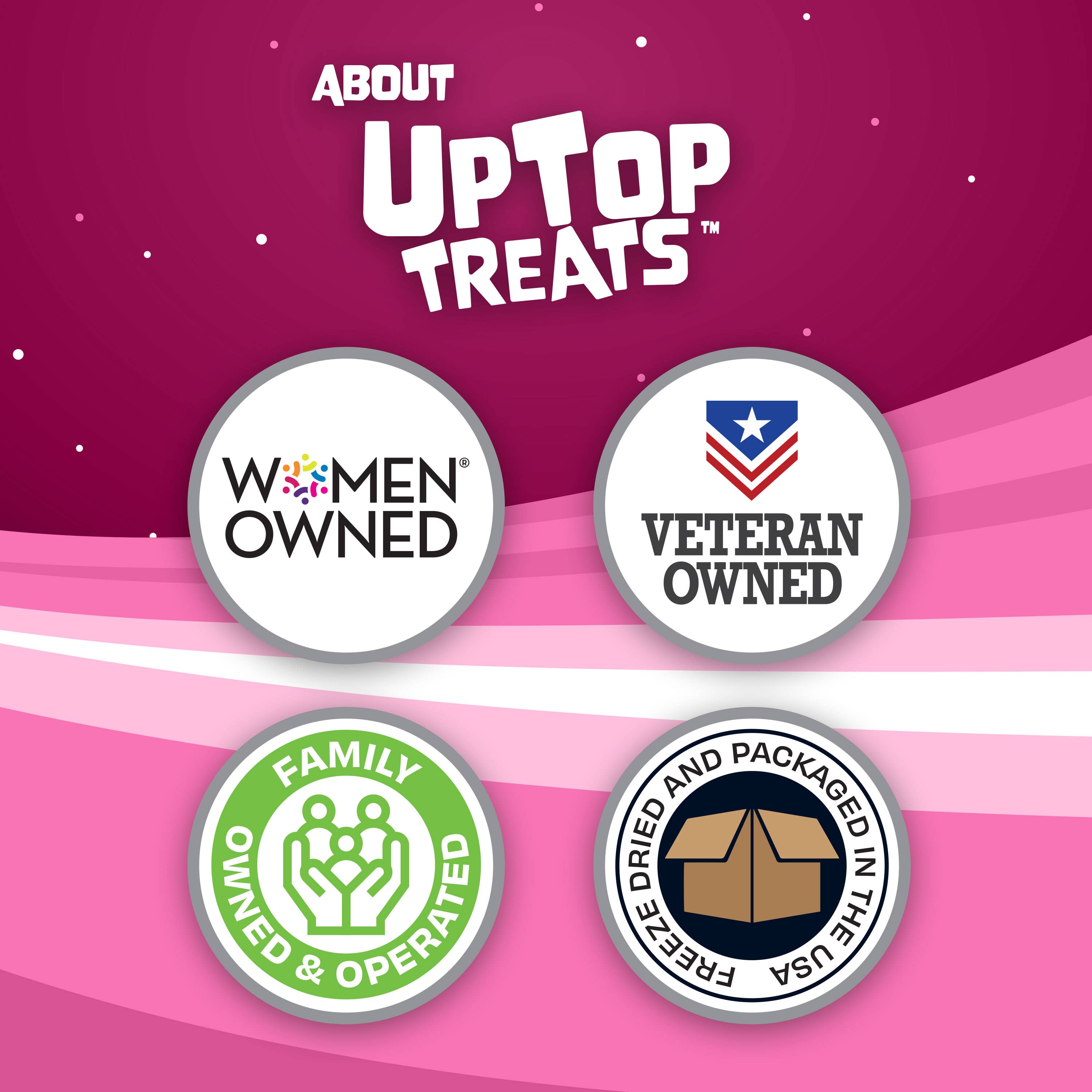 UpTop Treats - Wholesale Marshmallow - Fun Shapes & Colors - Vanilla Dehydrated Marshmallows 4oz4