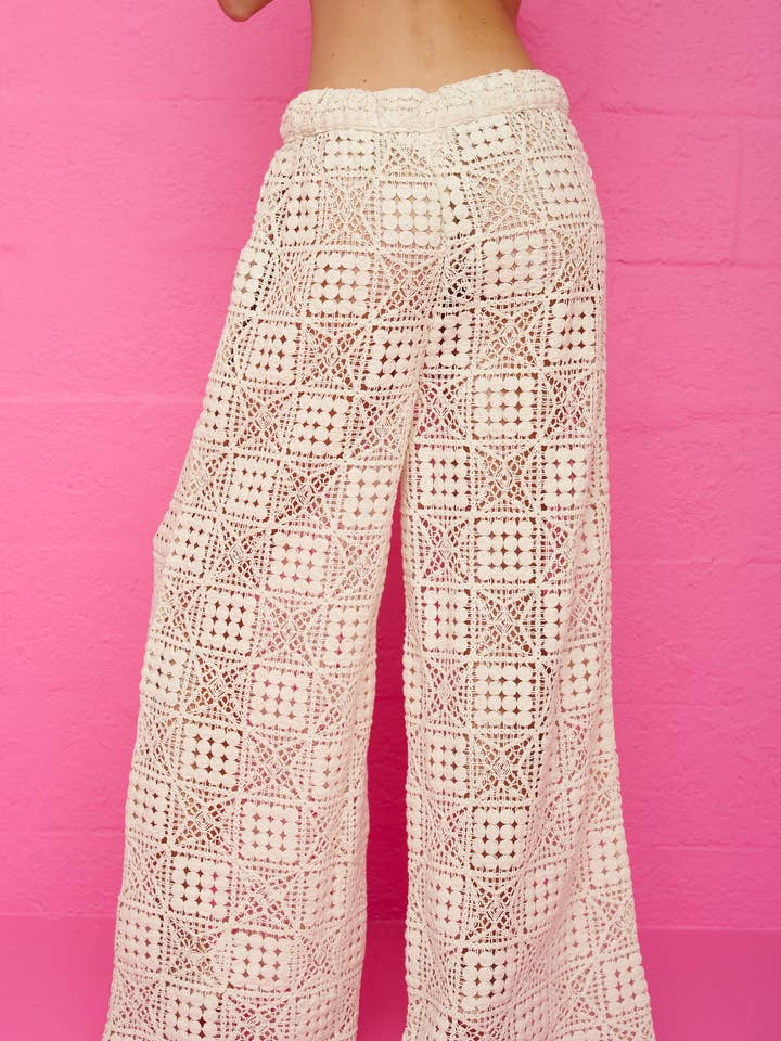 Hæklede strandbukser for engroshandel hos pītusa