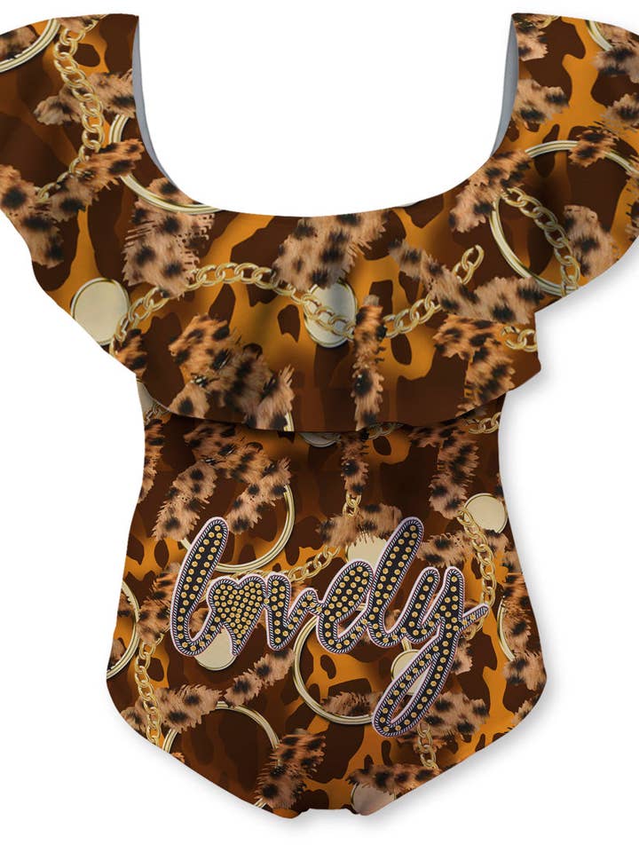 Badpak met volant Fishikii LOVELY | OUTLET - BAM-VOL.37 voor wholesale door Fishikii