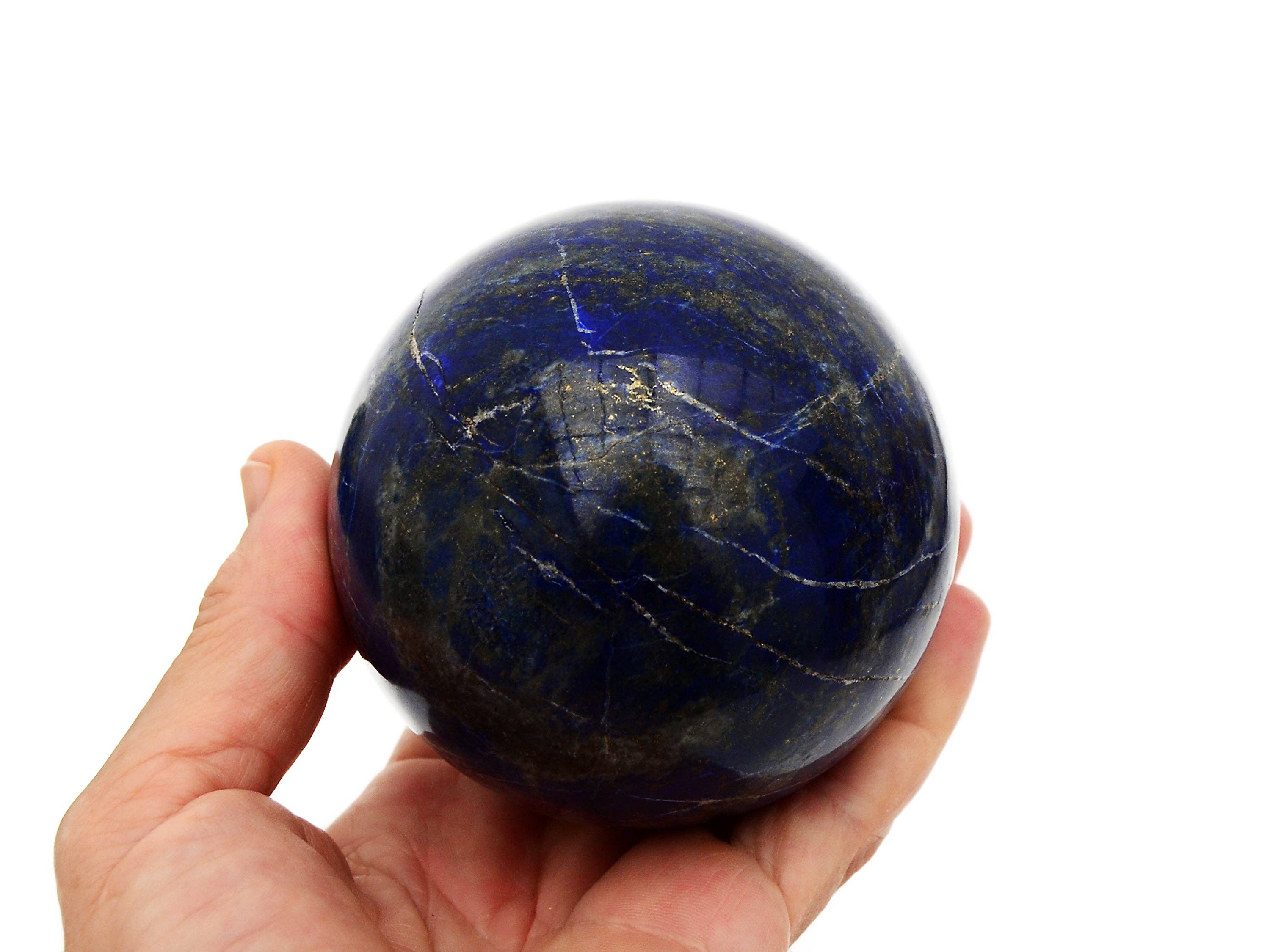 Kaia & Crystals - Wholesale Spiritual Stone/Crystal - XL Lapis Lazuli Sphere (60mm - 105mm) B Quality5