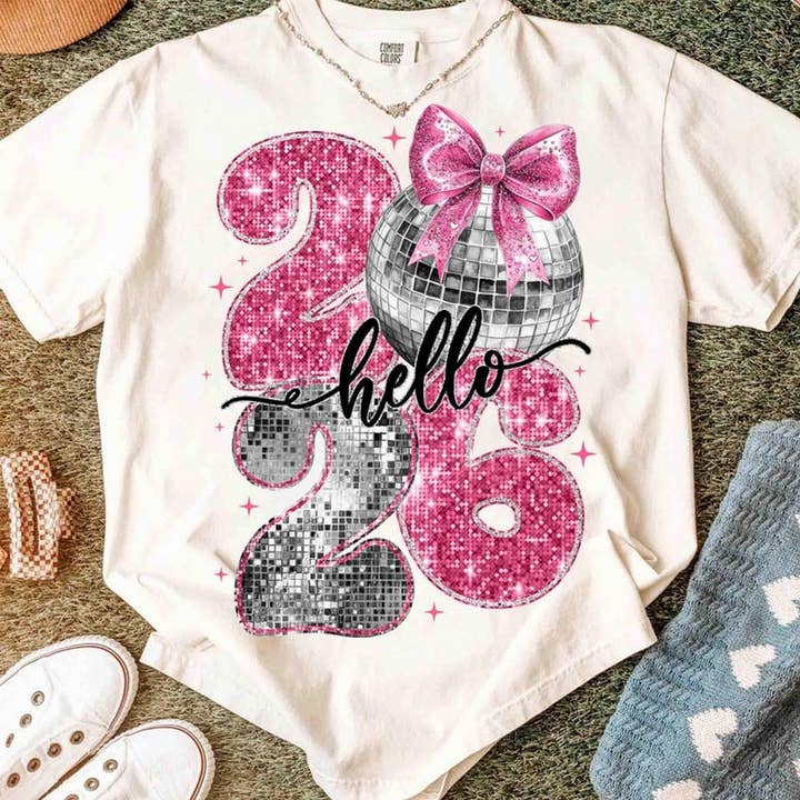 Happy New Year 2026 Shirt, Trendy New Years Eve Long Sleeve for wholesale by AJCanvasPrints