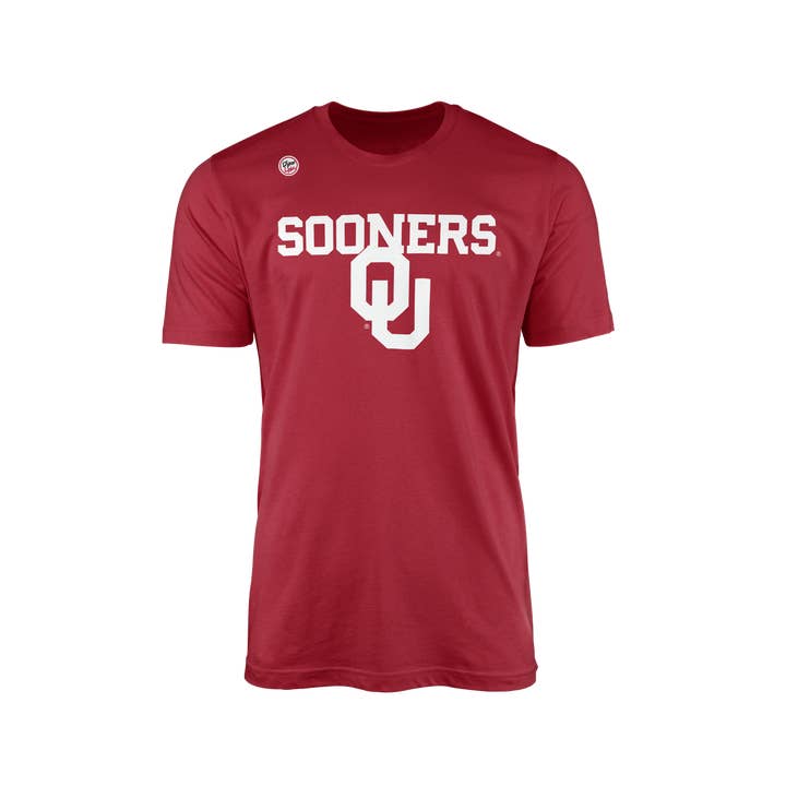 Oklahoma Sooners Men’s Logo Tee for wholesale by Dyme Lyfe