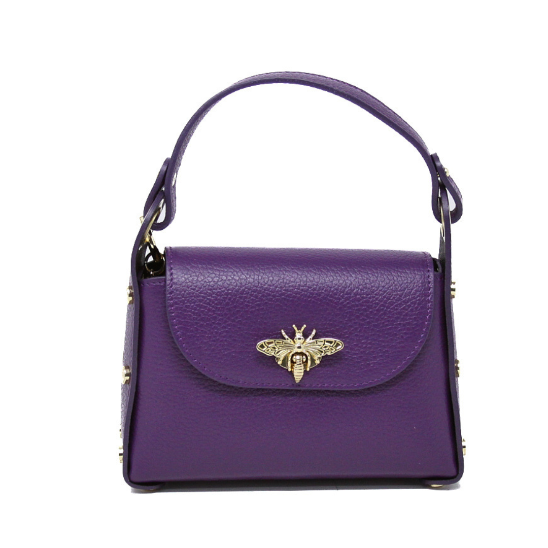 German Fuentes Handbags - Wholesale Top Handle Bag - Women's - GF1085 GENUINE ITALIAN LEATHER BUTTERFLY MINI BAG0