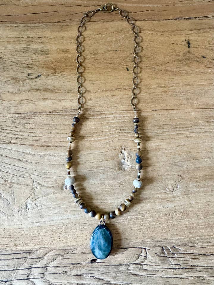 Solace Necklace for wholesale by Funky Trunk Vintage Designs