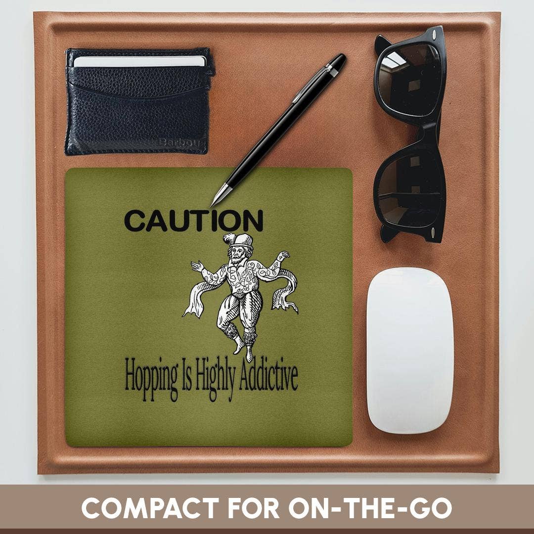 3dRose - Vendita all'ingrosso Tappetino per mouse - 3dRose, Attenzione Saltare È Altamente Additivo Con Ballerino di Morris di Mezza Età, Tappetino per Mouse3