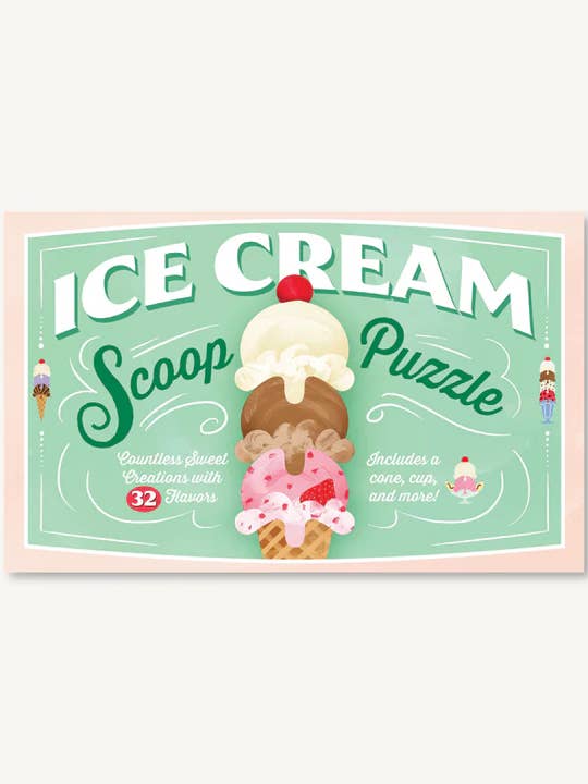 Ice Cream Scoop Puzzle for wholesale by Chronicle Books