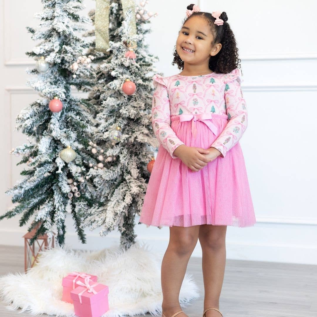 Sweet Wink - Wholesale Dress - Kids - Nutcracker Trellis Christmas Long Sleeve Tutu Dress - Kids5