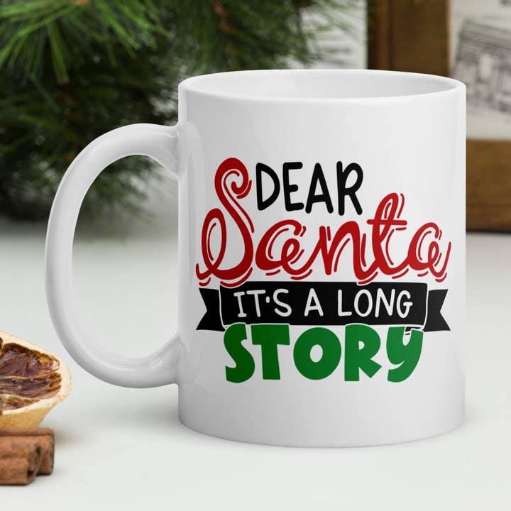 Dear Santa Coffee Mug for wholesale by Jetpack Mugs