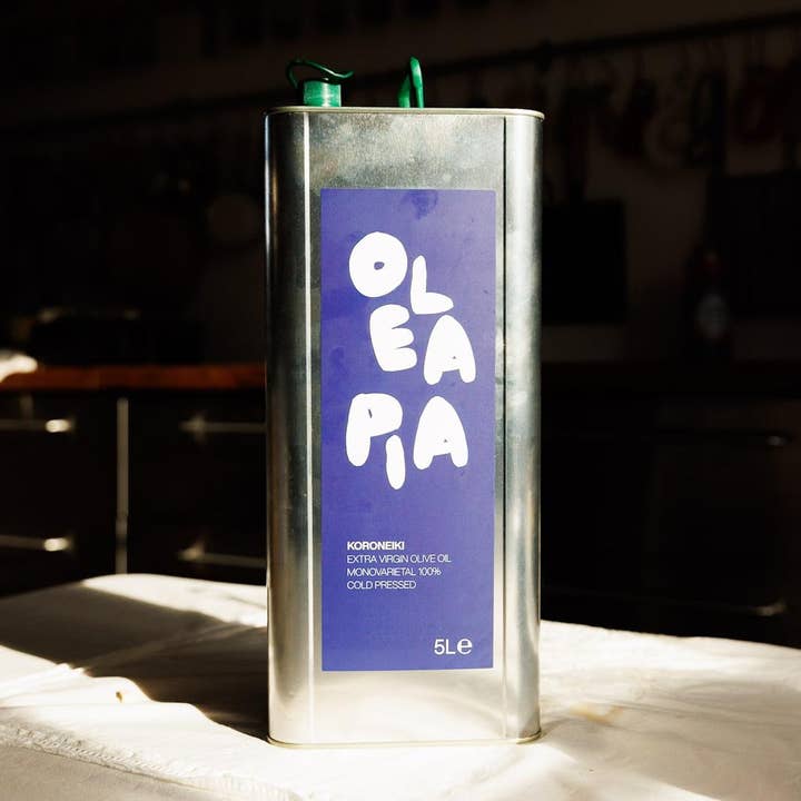 OLEA PIA - Wholesale Olive Oil - Koroneiki Monovarietal Extra Virgin Olive Oil 5L