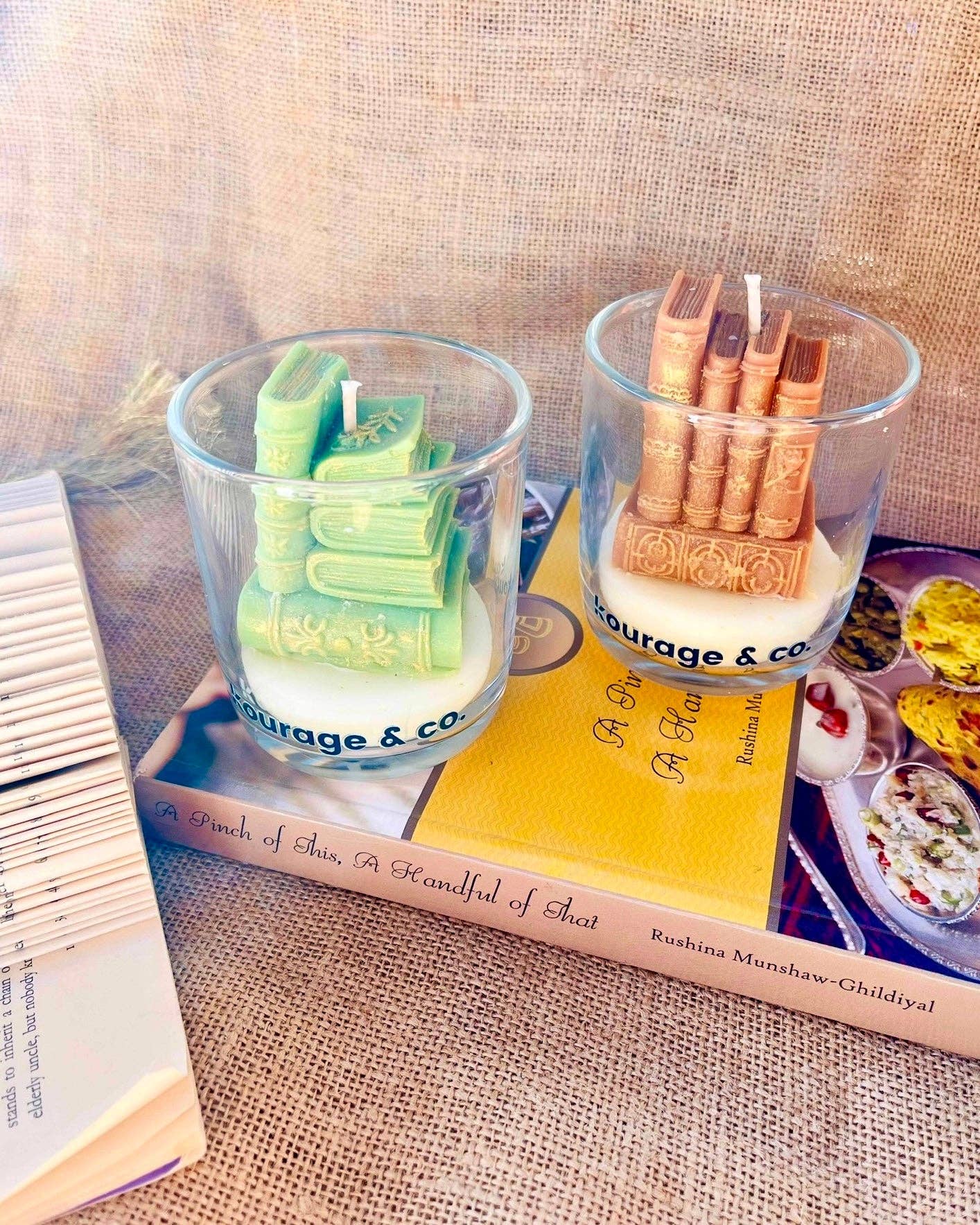 Kourage & co - Wholesale Novelty candle - Tales in Wax – Book Lover Candle3