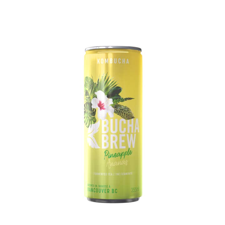 Pineapple Kombucha for wholesale by Bucha Brew