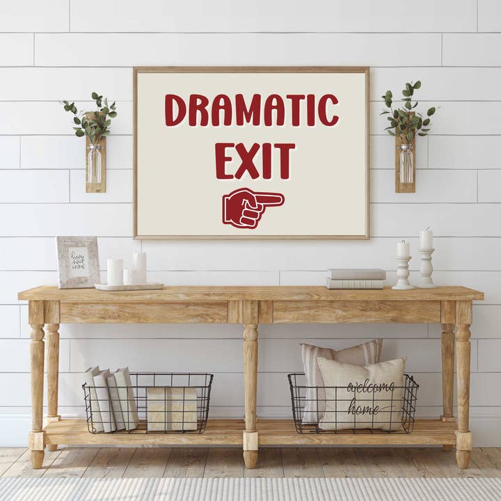 D'LUXE PRINTS – wholesale Poster – Dramatic Exit Print2