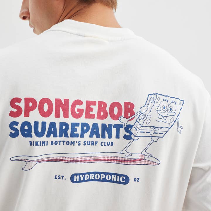 Hydroponic - Wholesale Screen Printed T-Shirt - Unisex - SB Surf SS 01-White3