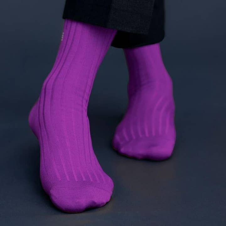 Resplendent Purple for wholesale by SockSoho