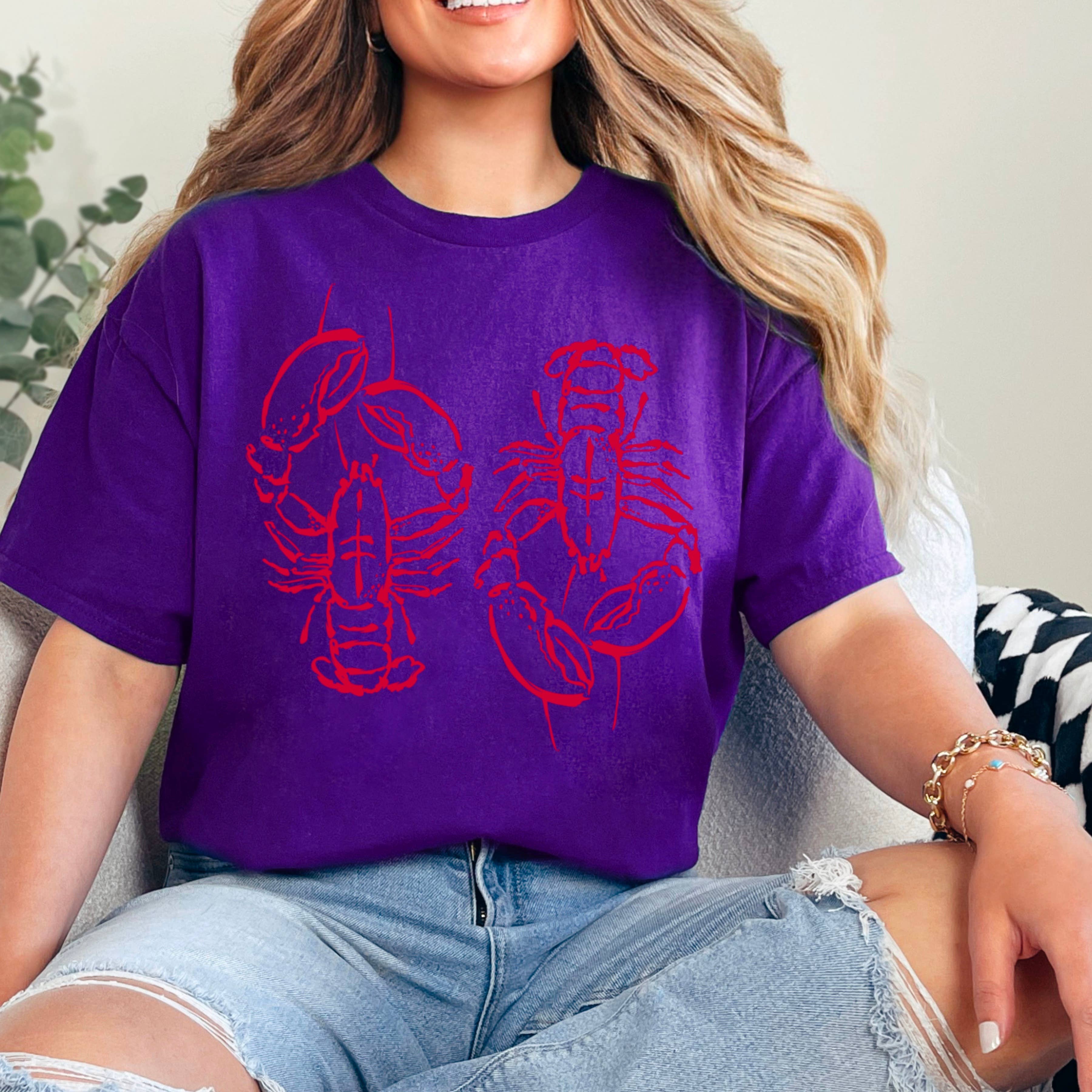 Shoppe SHC - Wholesale T-Shirt (Graphic) - Women's - Spring 2025 Coastal Aesthetic Lobster | Graphic Tee |Gildan 22