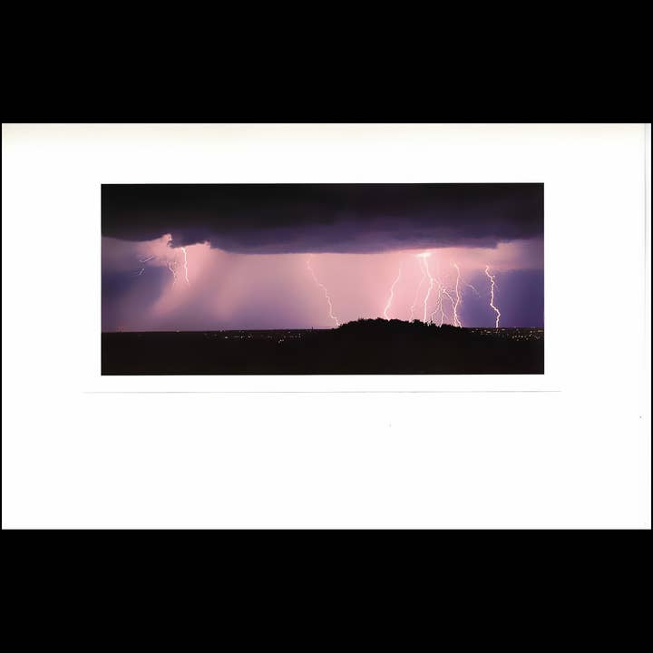 Wild Horizons Productions - Wholesale Stationery/Notecard Set - Notecard +Envelope: Western Skyscapes, Lightning over City