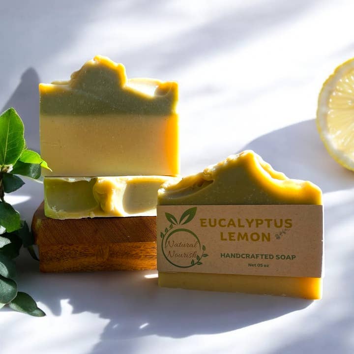 Savon Artisanal au Citron Eucalyptus pour la vente par Natural Nourish