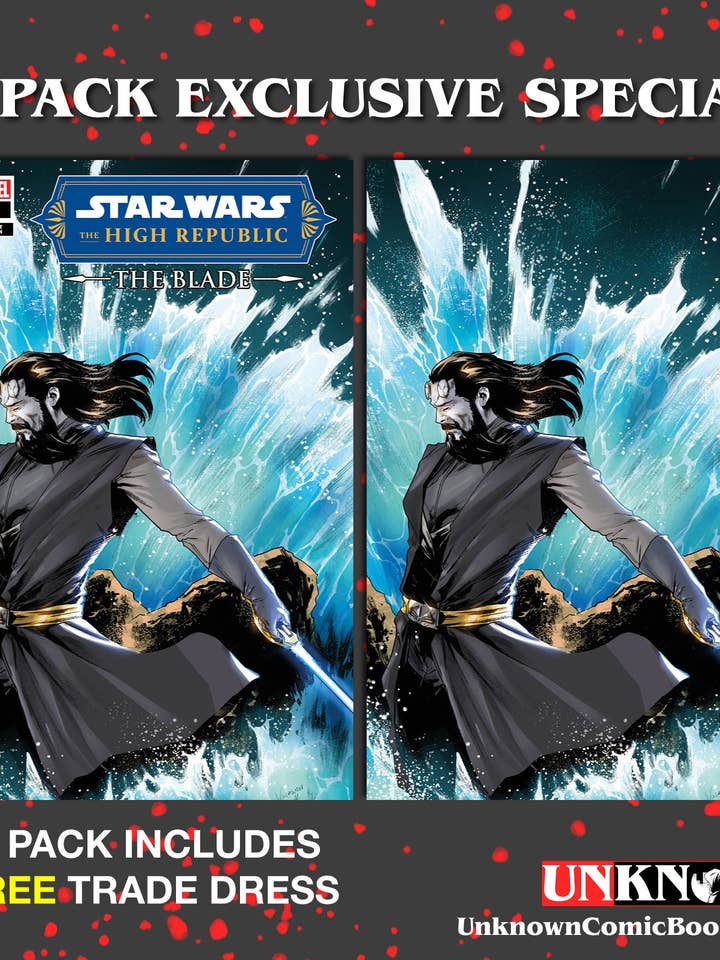 2 PACK **FREE TRADE DRESS** STAR WARS: THE HIGH REPUBLIC - THE BLADE #1 UNKNOWN COMICS PAOLO VILLANELLI EXCLUSIVE VAR (11/23/2022) (12/28/2022) for wholesale by Unknown Comics