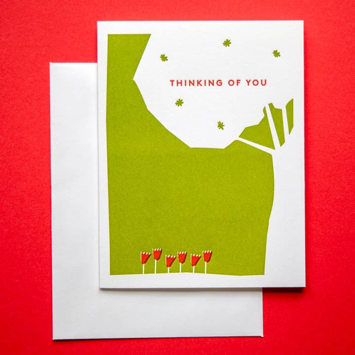 Thinking of You Card for wholesale by Little Comet