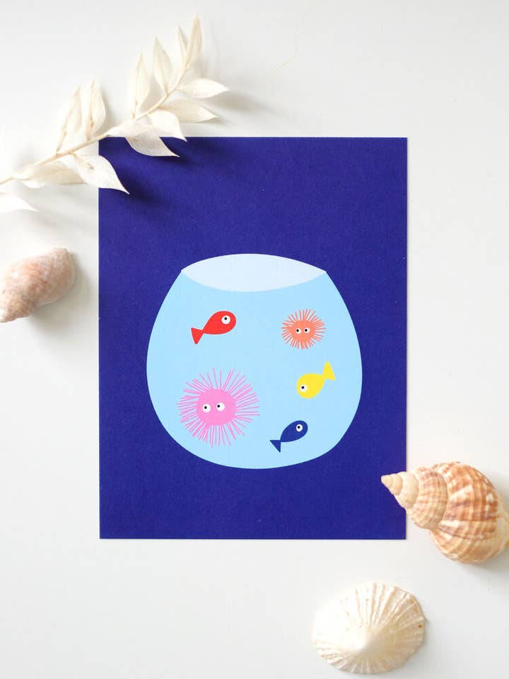 Akvariekort för wholesale av The Little Whale