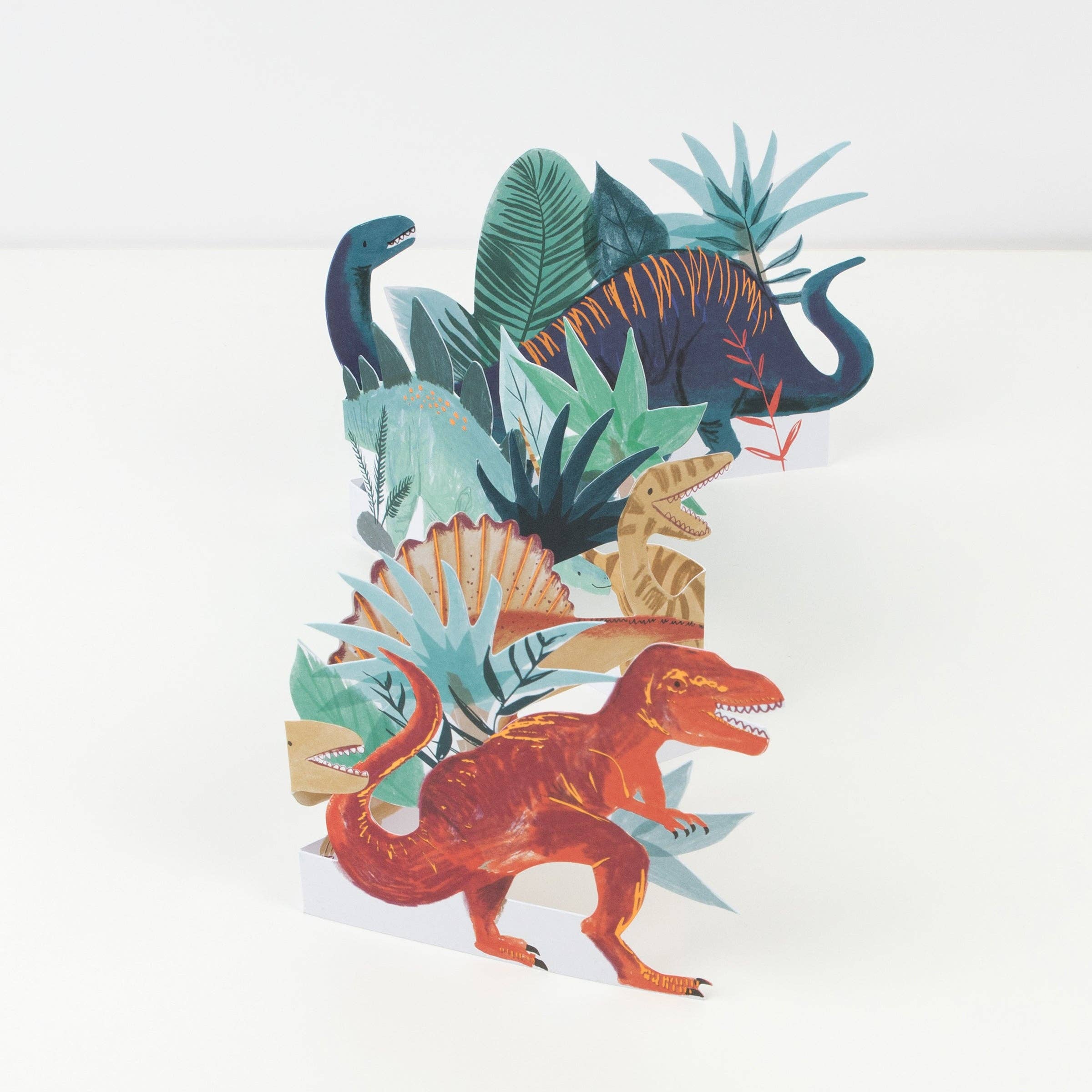 Meri Meri - Wholesale Verjaardagskaartje - Dinosaurussen verjaardagskaart0