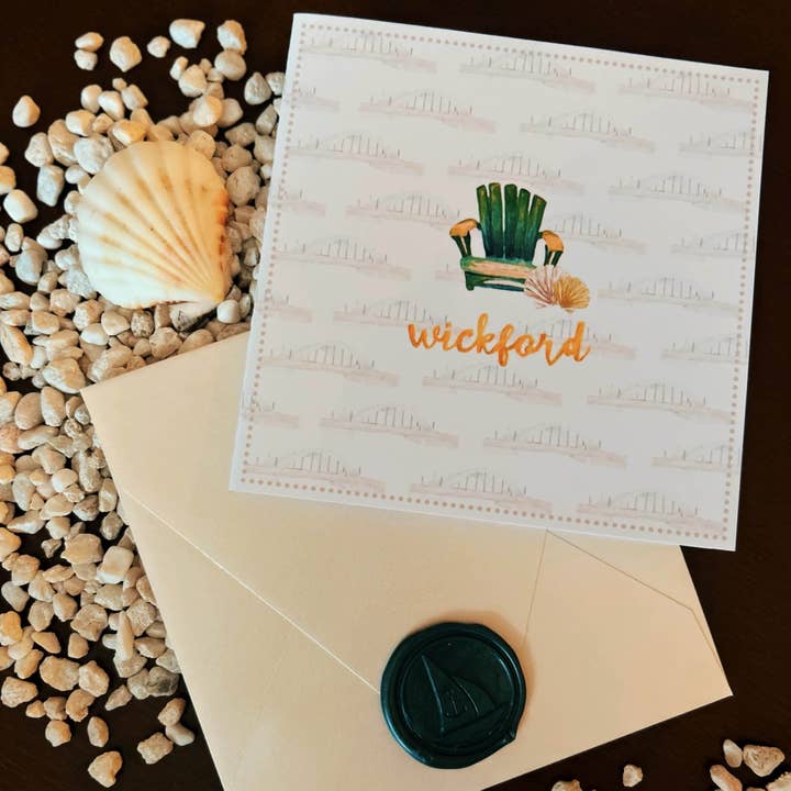 Rhode Island Coastal Town Cards for wholesale by AUCOIN