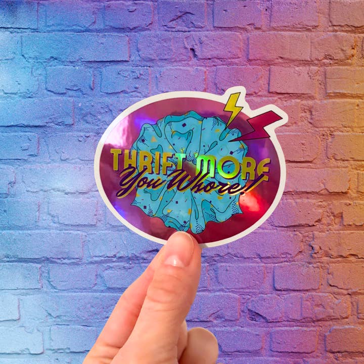 The Market Made - Wholesale Sticker - Thrift Themed Sticker | Sassy Sticker | Feisty Stickers11