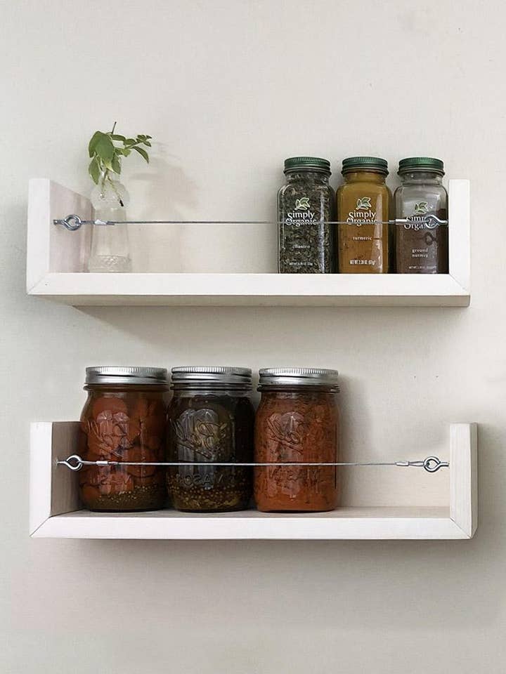 Conjunto de rack de especiarias Farmhouse por atacado de Cottonwood Co