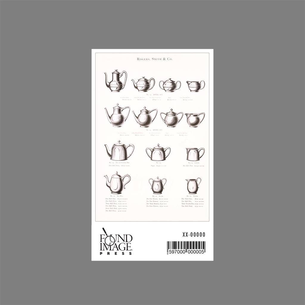 Found Image Press - Wholesale Sticker - Sticker CF-50 Tea Pot Selection1