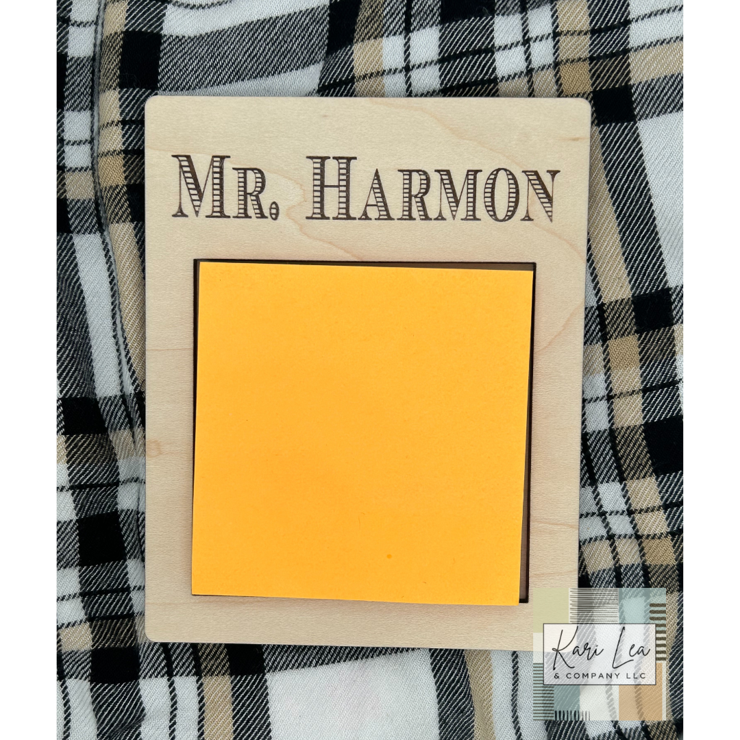 Kari Lea & Company LLC - Wholesale Sticky Notes - Personalized Sticky Note Pad/Holder2