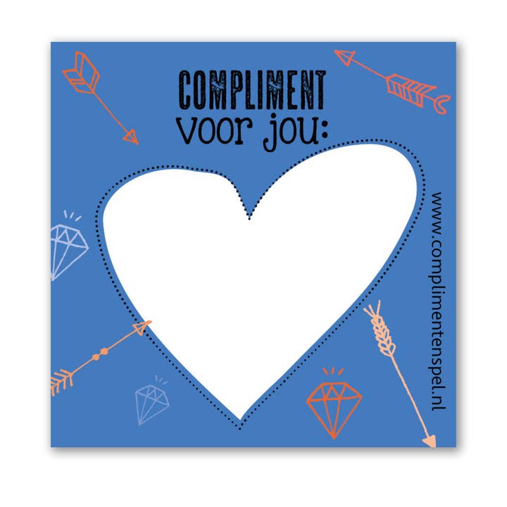complimentenspel - Wholesale Sticker - Negen verschillende Complimenten Post-Its6