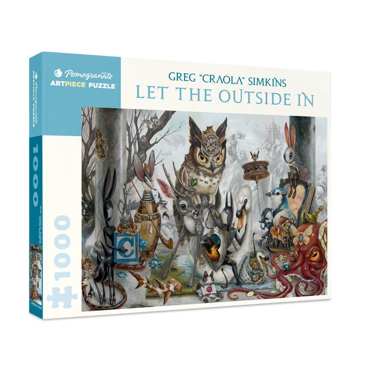 Pomegranate - Wholesale Puzzle - Adult - Greg “CRAOLA” Simkins: Let the Outside In 1000-Piece Jigsaw Puzzle0