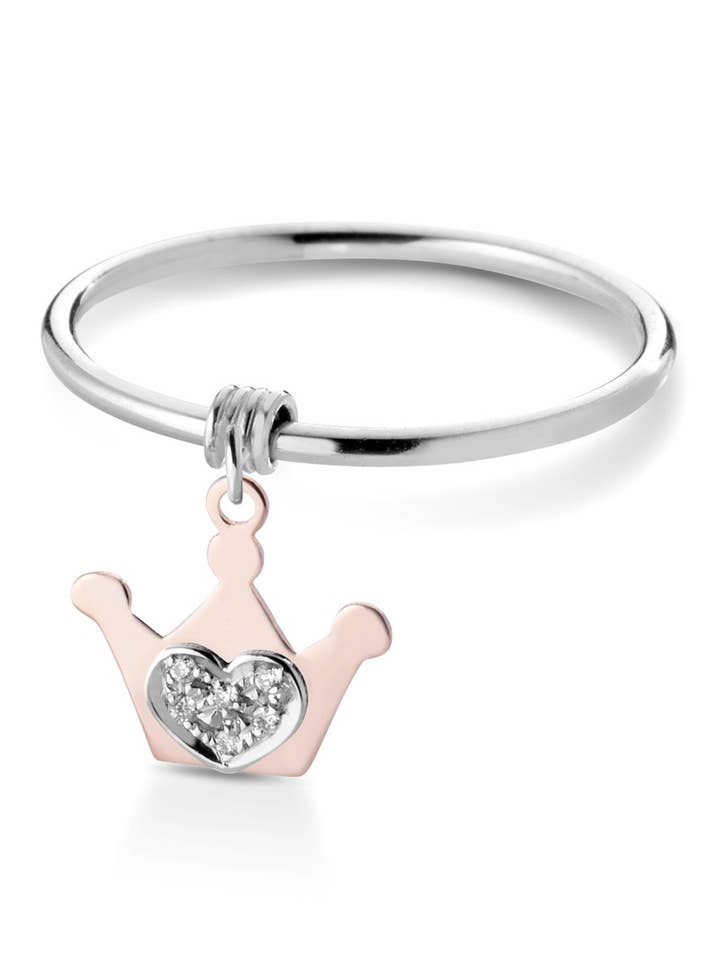 BAGUE PENDENTIF COURONNE pour la vente par Melissa jewels