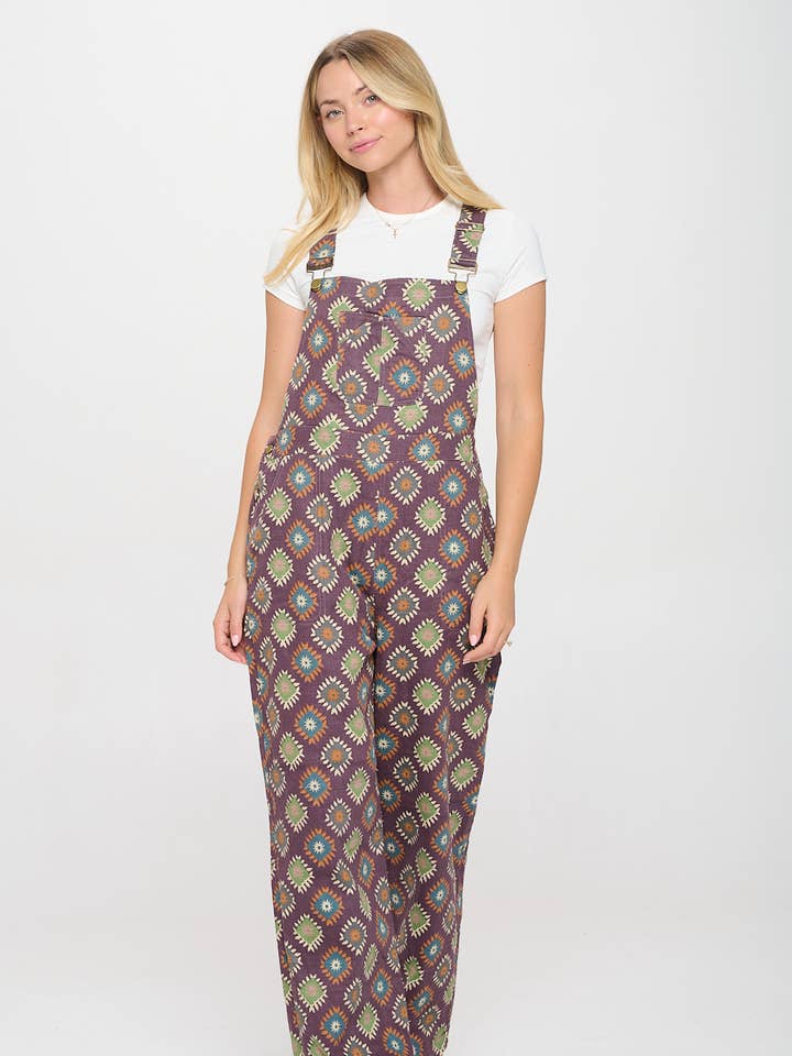 SM WARDROBE – Großhandel Overall – Damen – OVERALL AUS BAUMWOLLE MIT BLUMENDRUCK0