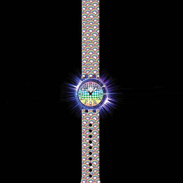 Watchitude - Wholesale Wrist Watch - Kids - Rainbow Playground - Light Up Watch - Watchitude Glow