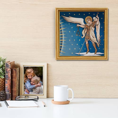 Archangel Michael Fine Art Print / Catholic Wall Art / Angel for wholesale by New Jerusalem Studios