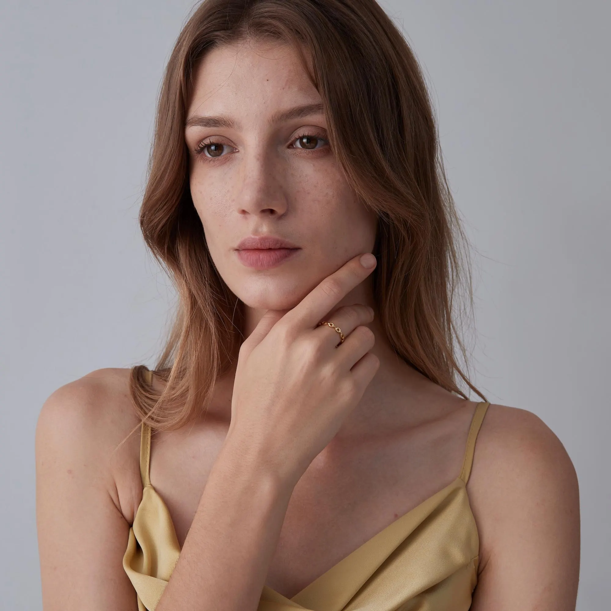 Perimade & Co. LLC - Wholesale Band/Stacked Ring - Chain Link Stacking Band Ring in 925 Sterling Silver5