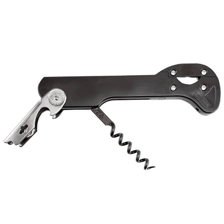 IWA Wine Accessories / Epic Products - Wholesale Bottle/Wine Opener - Boomerang XL Corkscrew Black #85-224