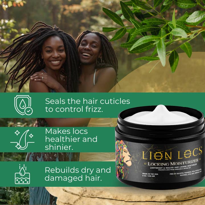Lion Locs LLC - Wholesale Hair Styling Gel/Mousse - Lion Locs Locking Moisturizer Gel / Cream3