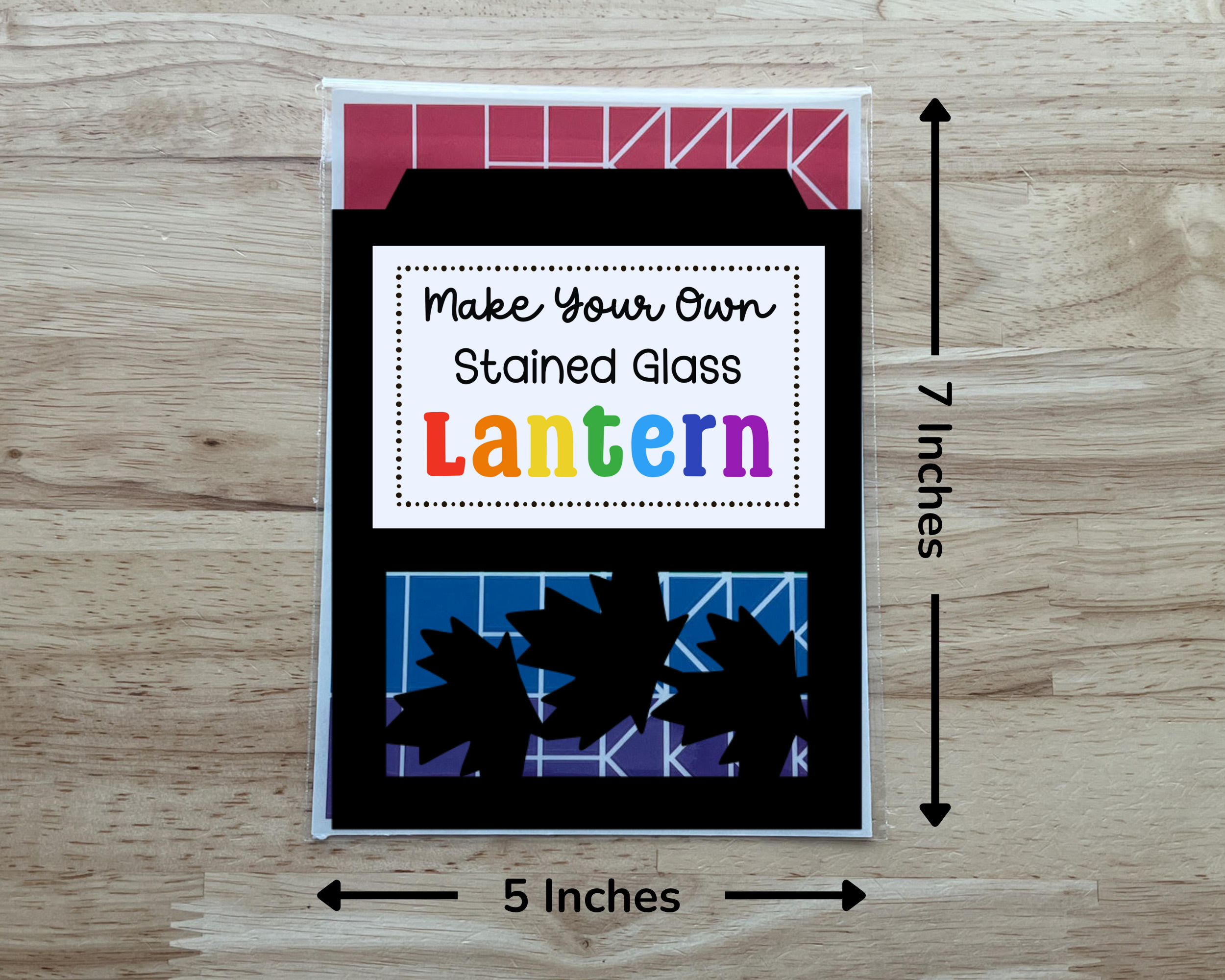 Calenlou Crafts - Wholesale DIY Craft Kit - Kids - Fall Leaf Lantern Craft Kit for Kids1