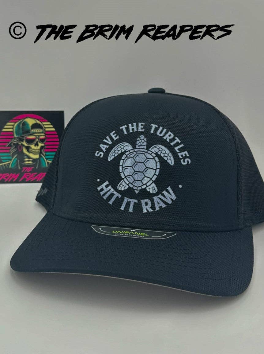 The Brim Reapers - Wholesale Trucker Hat - Unisex - Save The Turtles Hit It Raw Patch Hat9