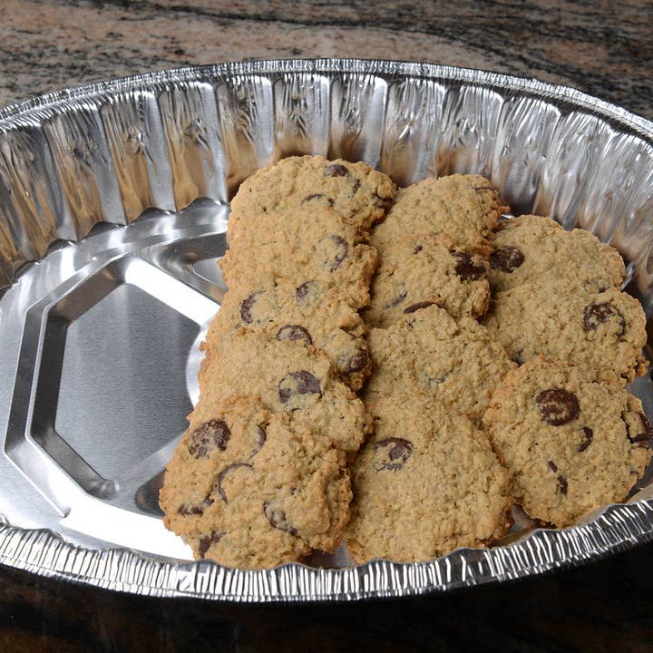 EcoQuality - Vendita all'ingrosso Padelle - Teglia per tacchino ovale durevole monouso in alluminio1