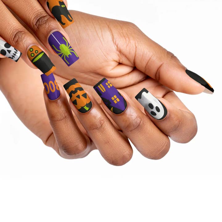 FYNE BODY - Wholesale Press-on/fake nails - Wicked Midnight Magic Black Halloween Press-On Nails42