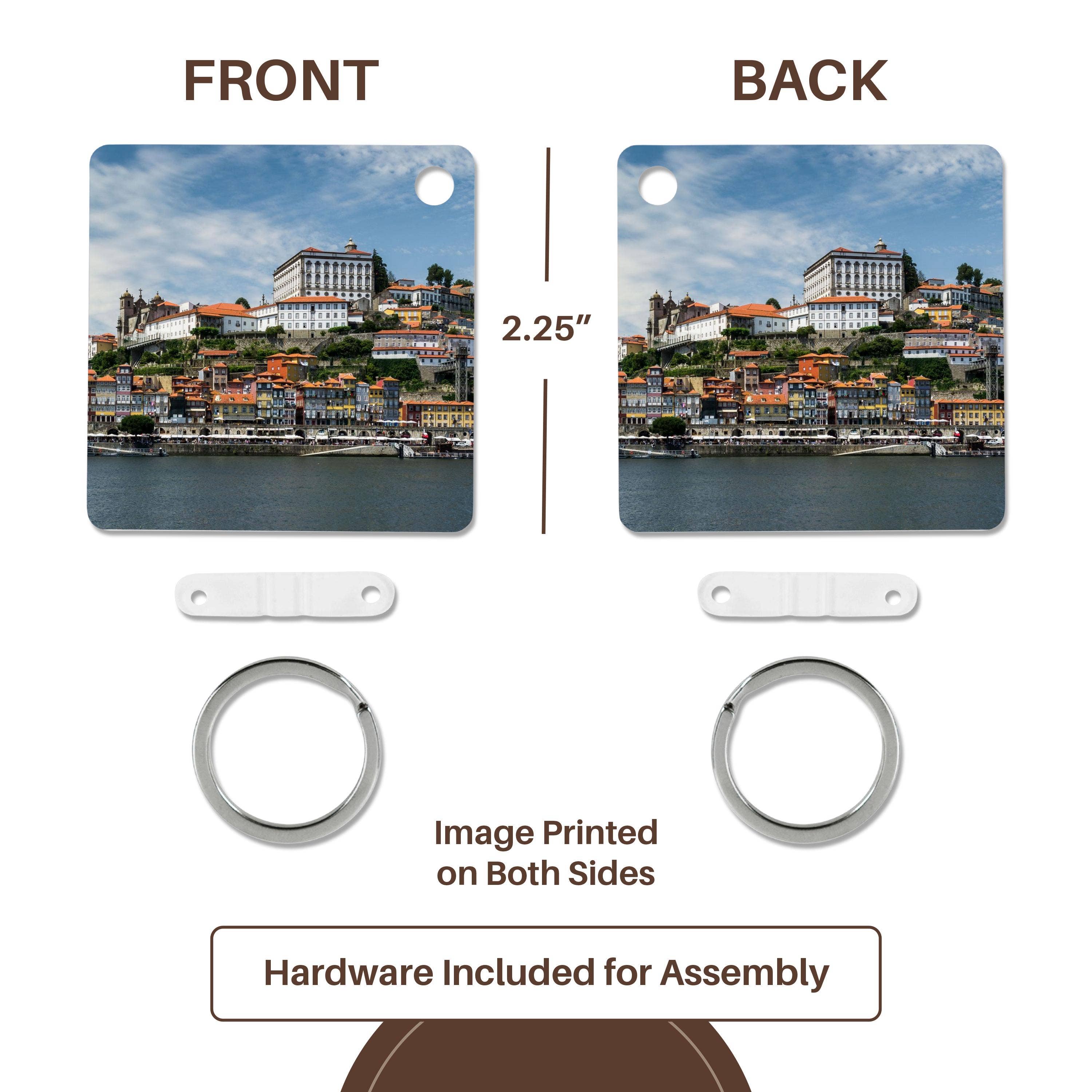 3dRose - Wholesale Keychain - Unisex - 3dRose, Porto River In Portugal , Key Chain4