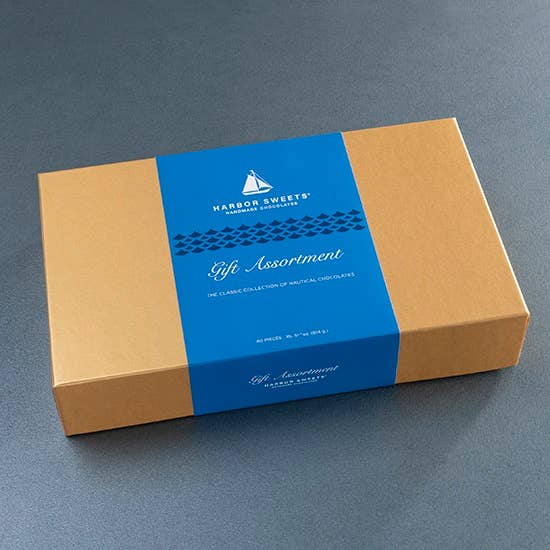 Harbor Sweets Chocolates - Wholesale Chocolate Box - Harbor Sweets Chocolates Nautical Gift Assortment 40 pcs4
