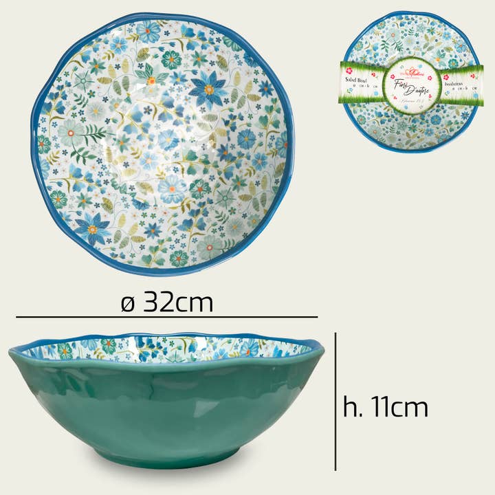 Bloemenschotel Fiori D’Autore Bluart In Melamine ø32cm voor wholesale door ARCA ITALY