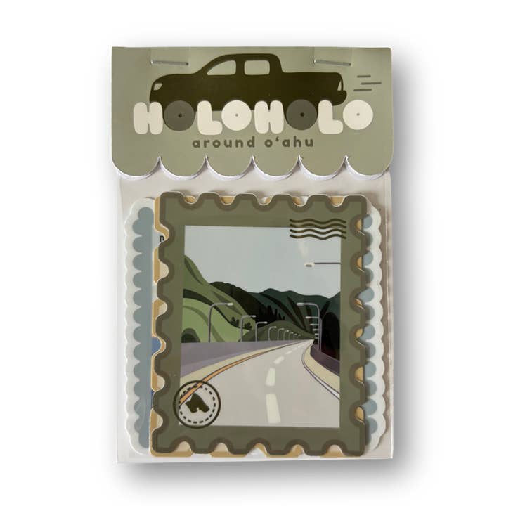 Oʻahu Holoholo Sticker Pack for wholesale by Hananea Hawaii