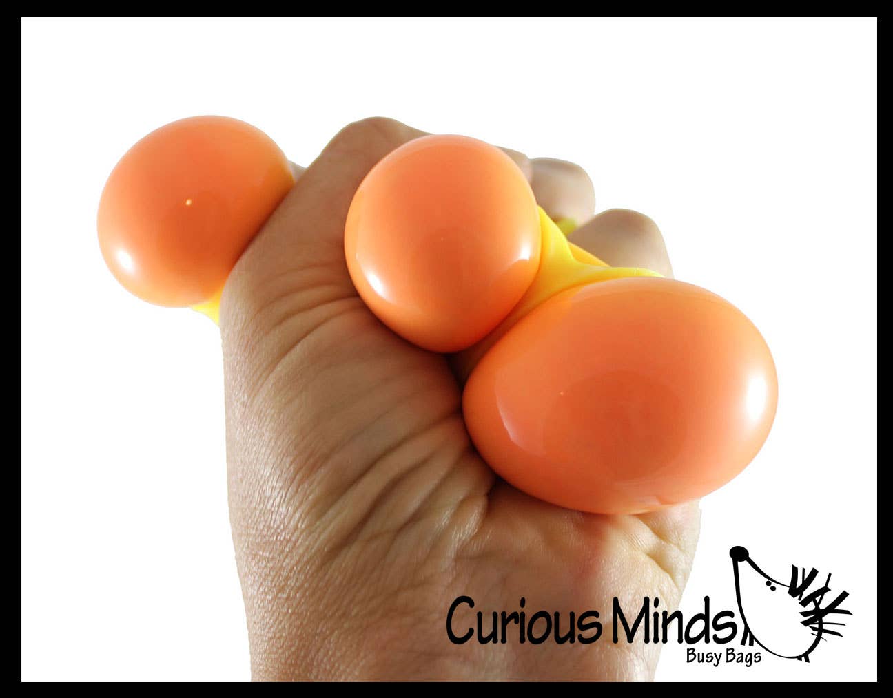 Curious Minds Toys - Venta al por mayor Juguete blando - Niños y bebés - 1 Bola Antiestrés de Apretar Rellena de Suave Pelusa Atomic Nee Doh8