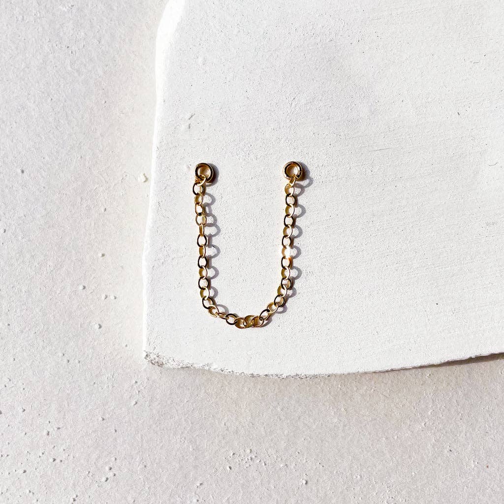 AMBER E LEA - Wholesale Dangle Earrings - Chain Ear Jacket3