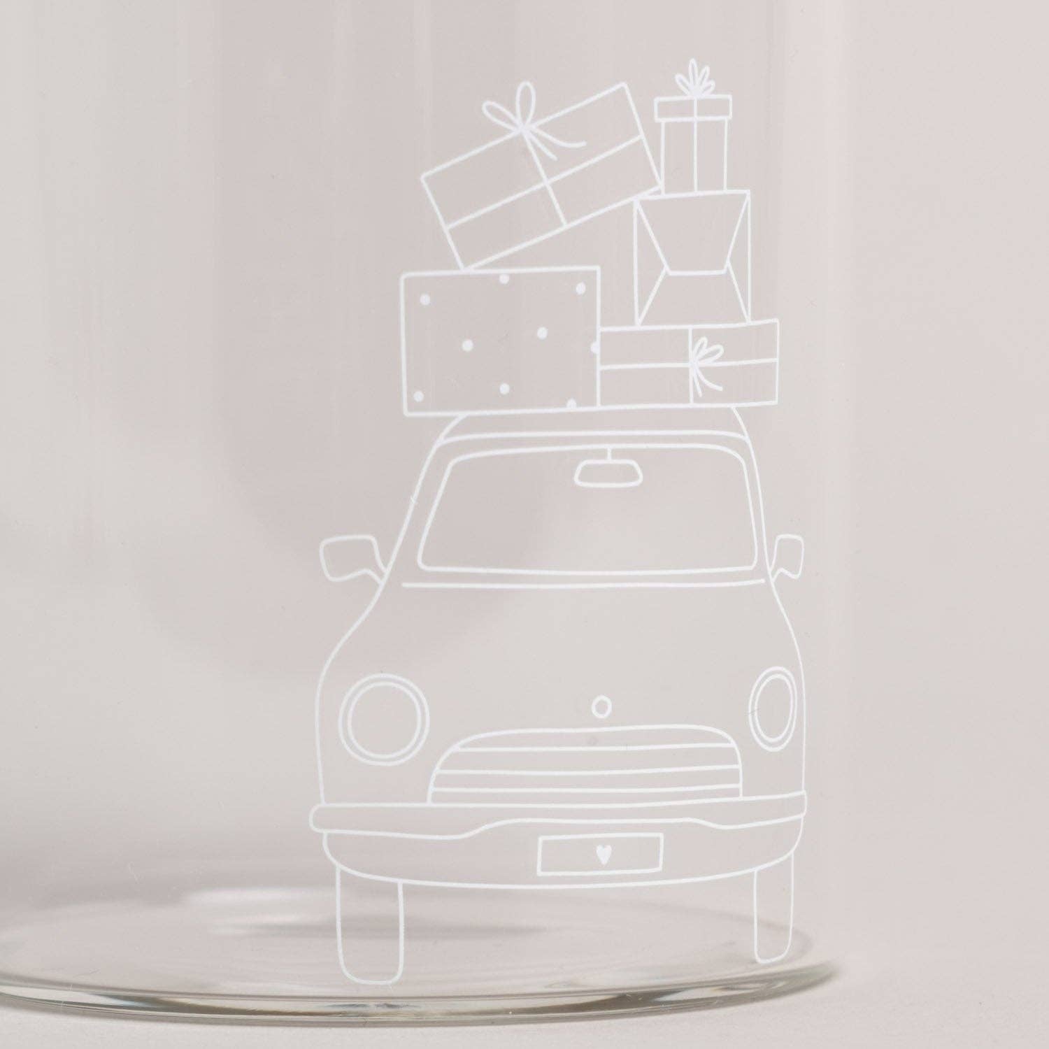 Eulenschnitt - Wholesale Jar - Mini Storage Jar Christmas Car (PU = 8 pcs)4